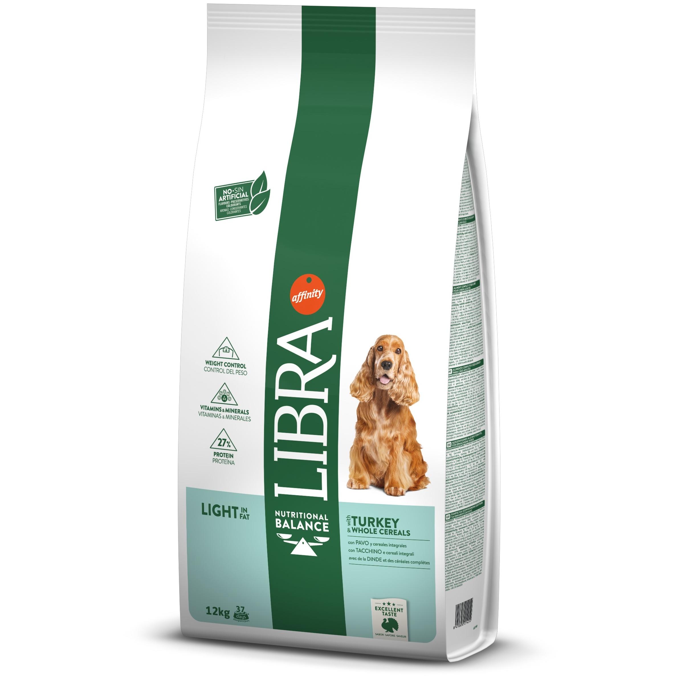 Affinity Libra Dog Adulto Light Pavo 12Kg