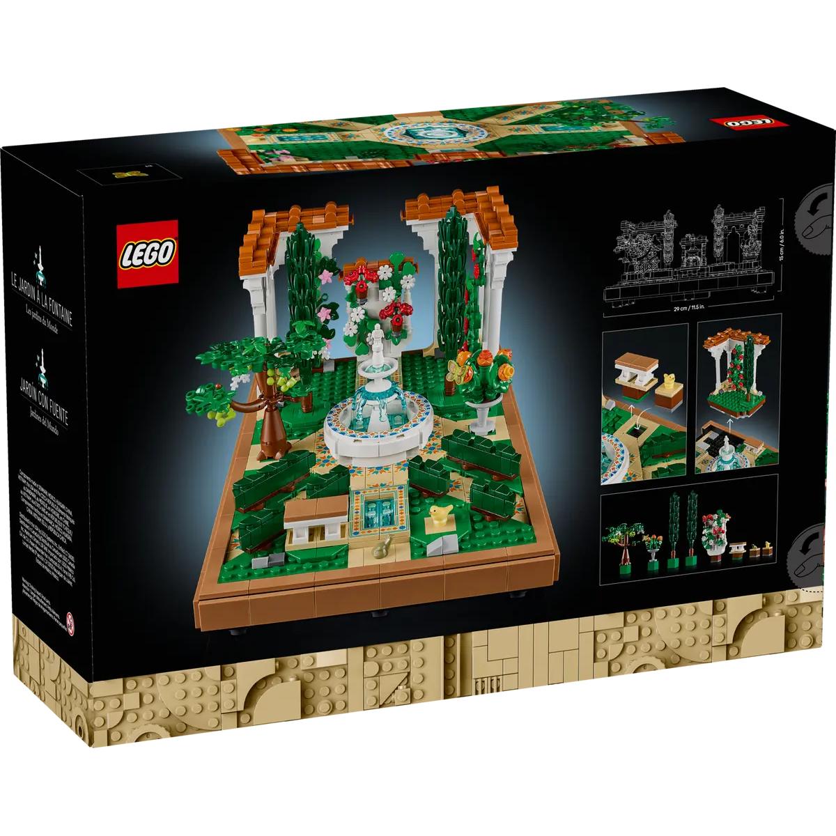 LEGO LEGO 10359 Jardín con Fuente - Botanical Collection Zen Adultos