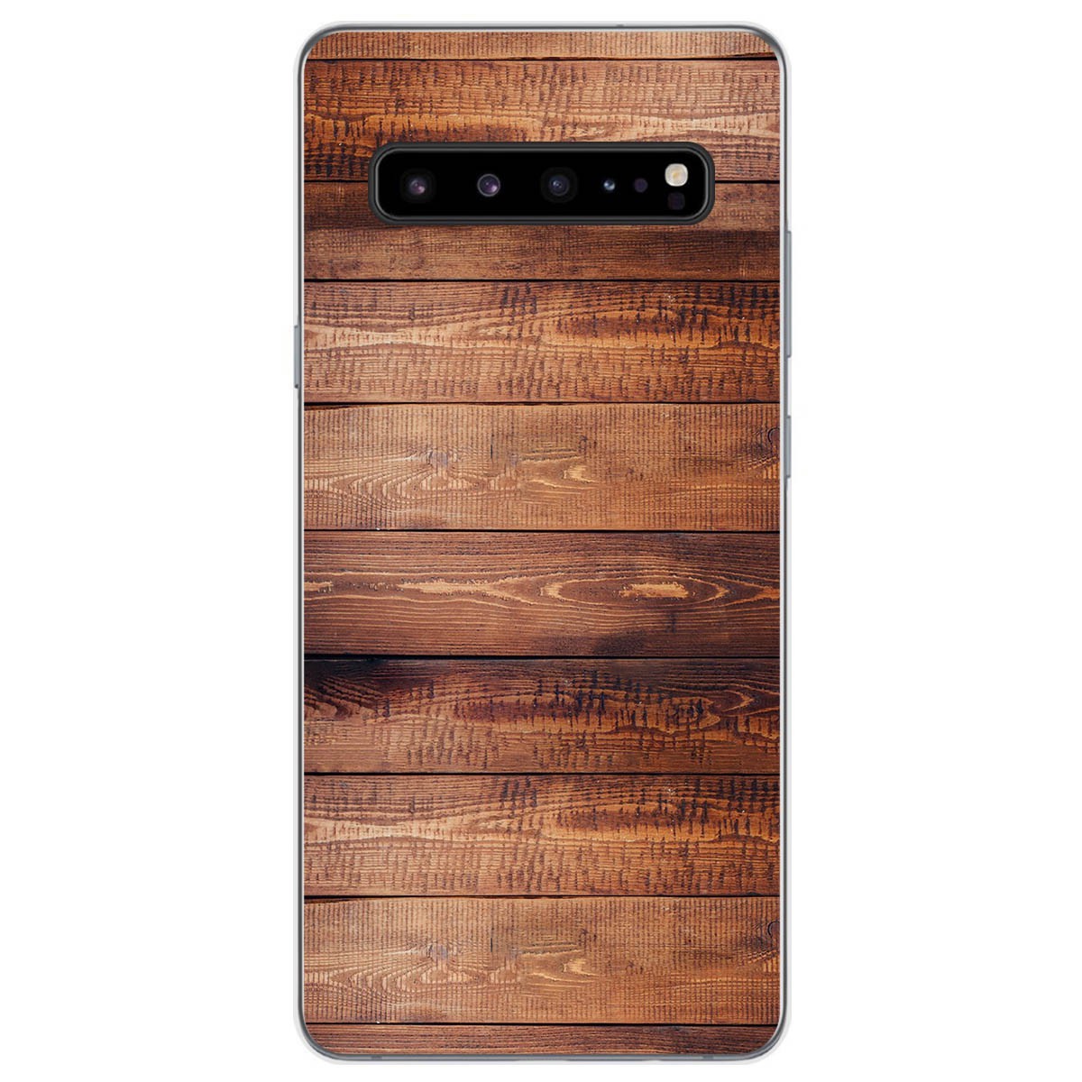 Tumundosmartphone Funda Gel Tpu para Samsung Galaxy S10 5G diseño Madera 02 Dibujos