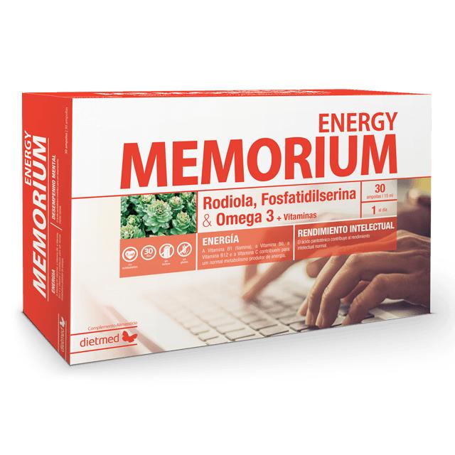 Dietmed Memorium Energy - Aumenta la Energía - 30 Ampollas