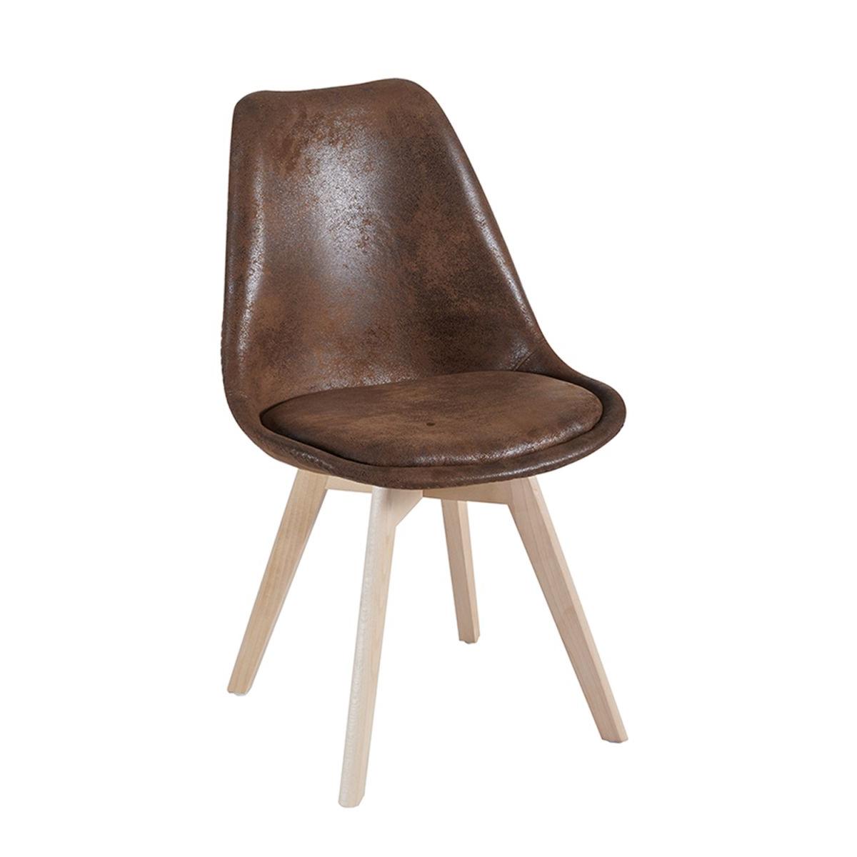 Regalos Miguel - Sillas Comedor - Silla Synk Vintage - Marrón