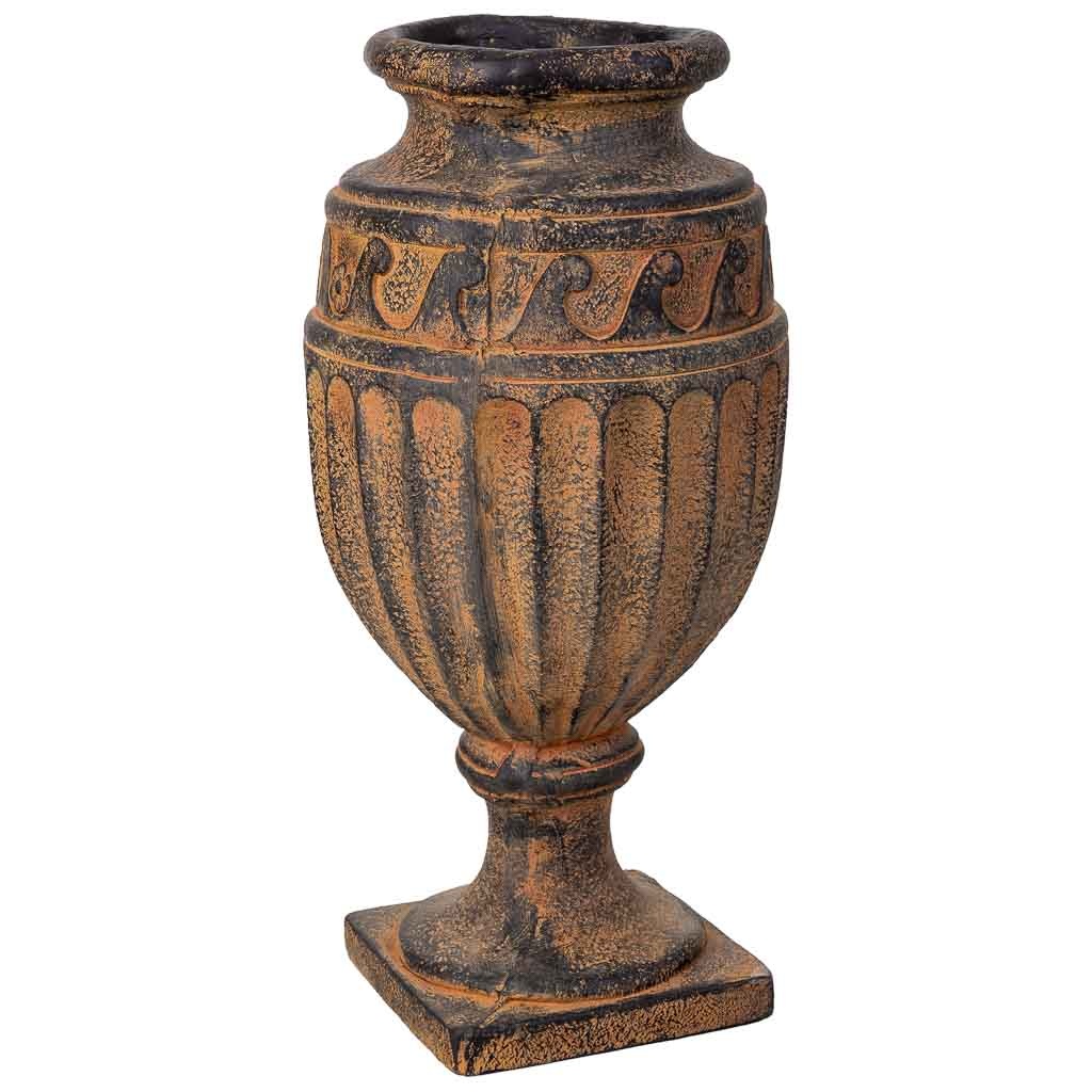 Wonderlust Deco - Macetero decorativo color piedra, 30x30x60h cm Cobre 30x30x60h cm