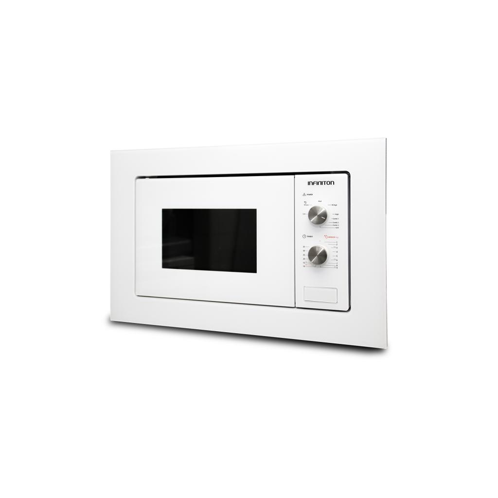 Microondas integrable Infiniton IMW-WHITE1720 Con grill 20 L 800 W Negro, Blanco