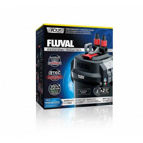 Fluval Fluval107 Filtro Externo (Peces , Filtros y bombas , Filtros exteriores) - 100 gr