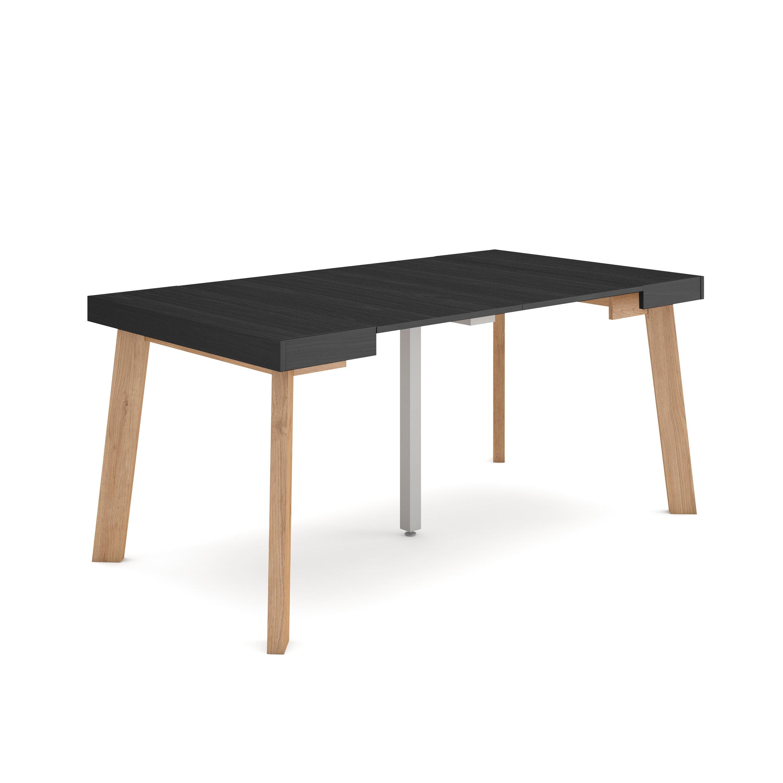 Skraut Home, Mesa Consola Extensible, Mesa Auxiliar, Tapa, 58/160x90x73cm, Práctica y Versátil, Varios colores disponibles