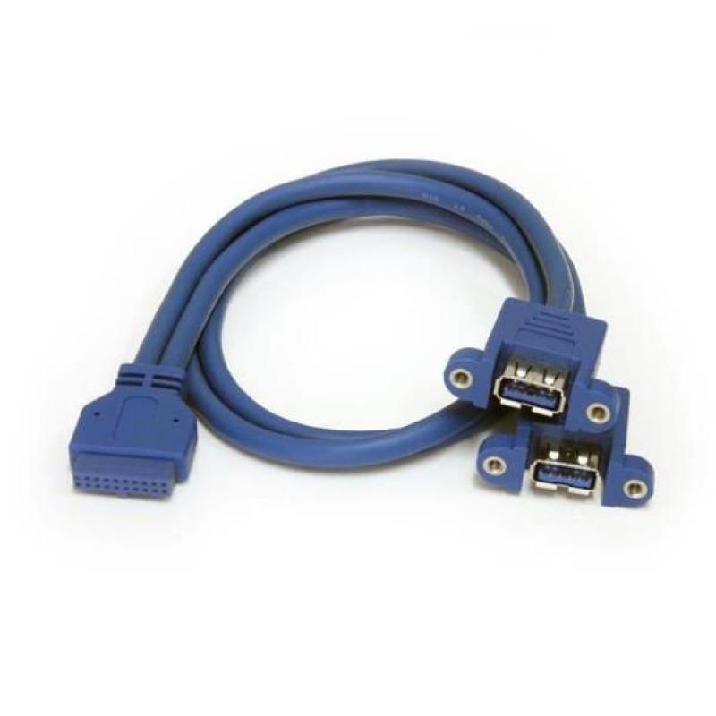 Extensor 50cm 2 puertos usb 3.0 pa
