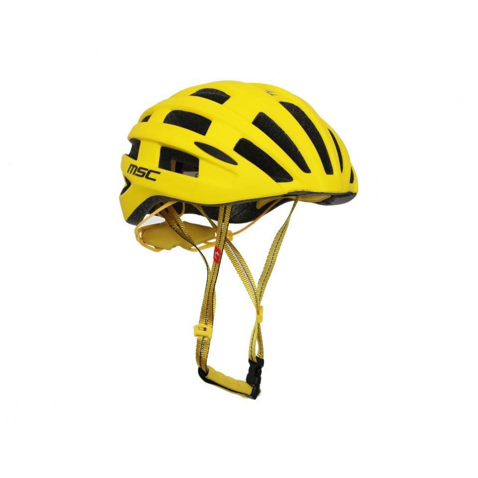 CASCO MSC CARRETERA C/ LUZ T-M/L(58-61cm) AMARILLO