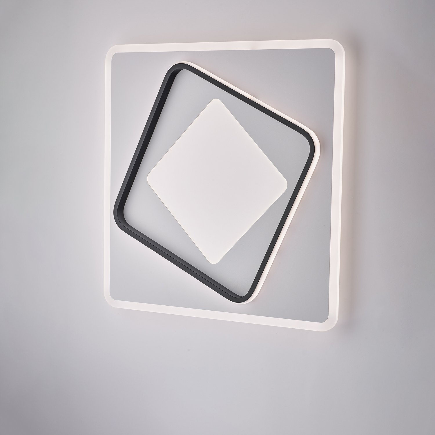 Luz de techo moderna de Lulu en el aluminio blanco negro Cct integrado llevado