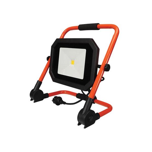 Lámpara led portátil plegable - 50 w - 4000 k - cable de 1.5 m + clavija europea