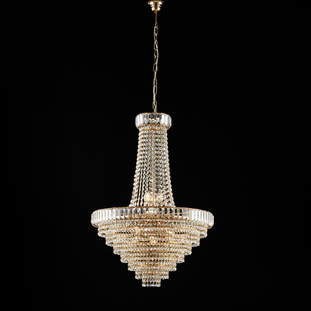 Vladimir Araña Contemporánea Metal Oro 11 Luces E14