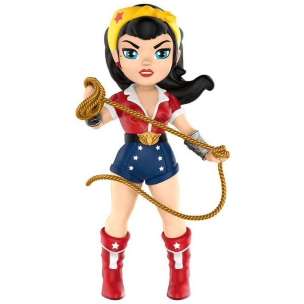 Figura Wonder Woman Rock Candy Bombshells clásica 13cm Funko Mujer Maravilla