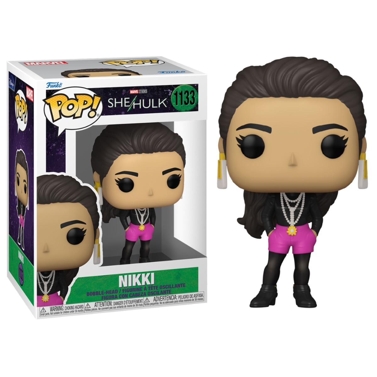 FUNKO POP! MARVEL SHE-HULK: ABOGADA HULKA - NIKKI, 64203, Nº1133, TIENDA CON LICENCIA OFICIAL