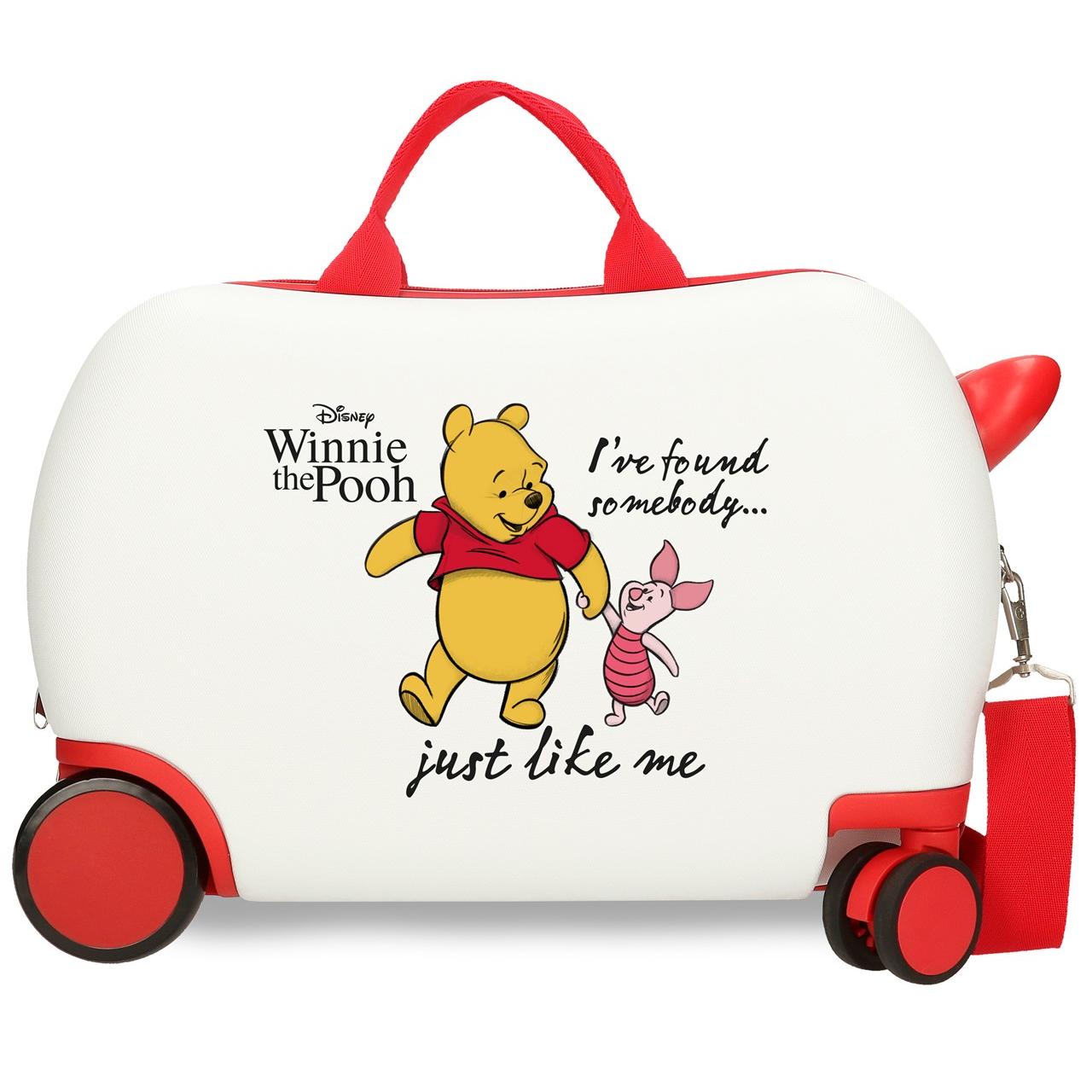 Maleta infantil Winnie the pooh & Piglet blanco 45x31x20 cm