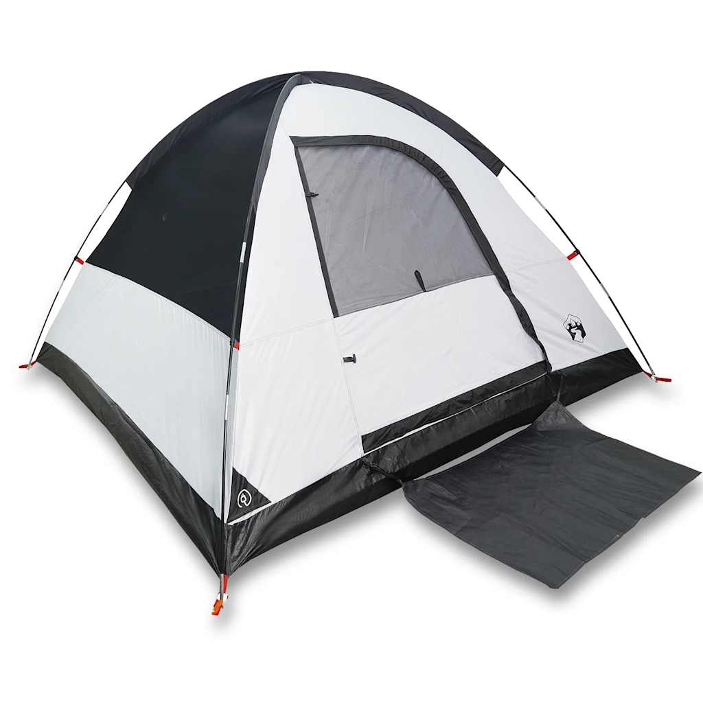 vidaXL Tienda de campaña iglú 3 personas tela opaca impermeable blanco