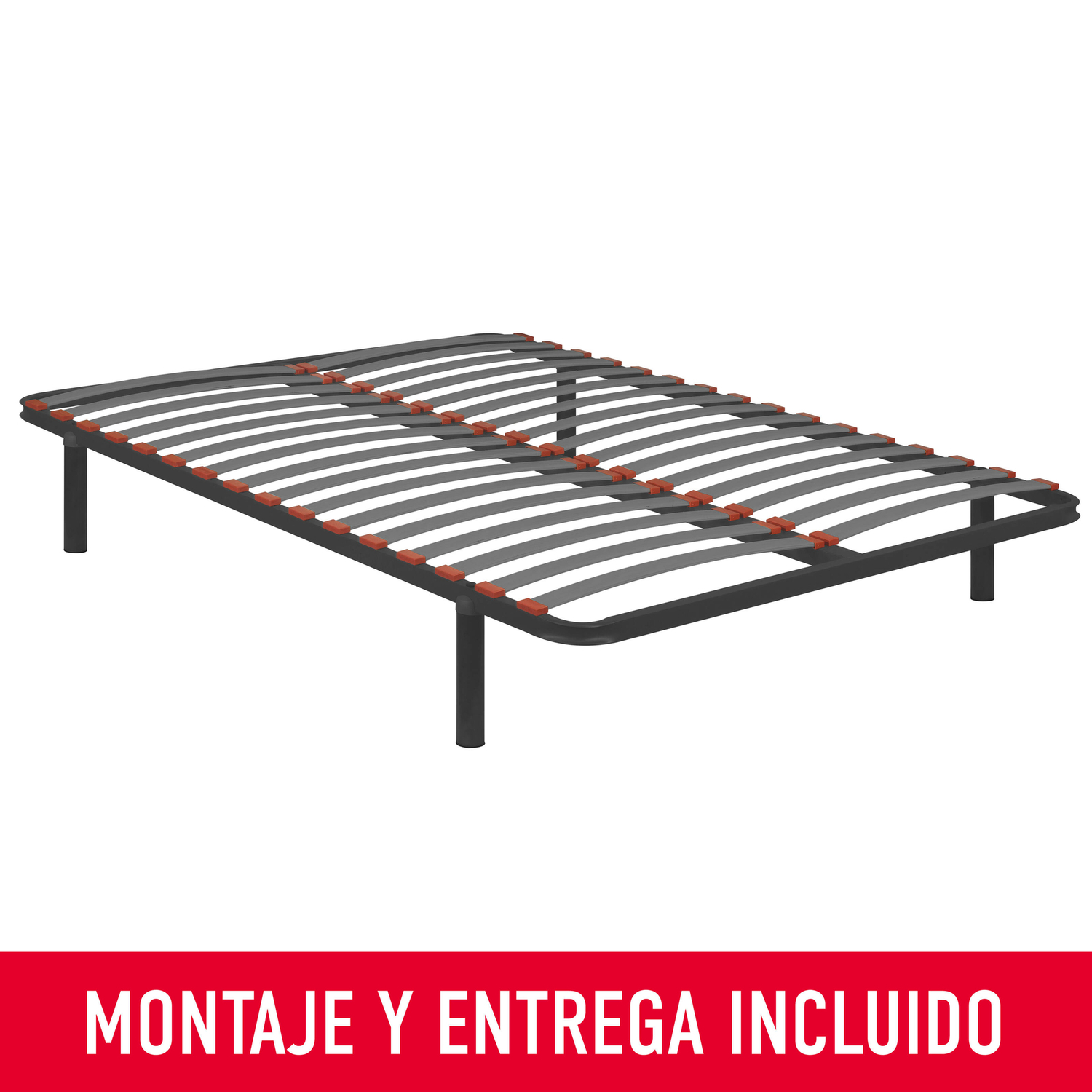 Somier Multiláminas de Madera | Alta durabilidad | Bastidor acero reforzado | ENVIO, ENTREGA Y RETIRADA INCLUIDO | Guardaespaldas | PIKOLIN