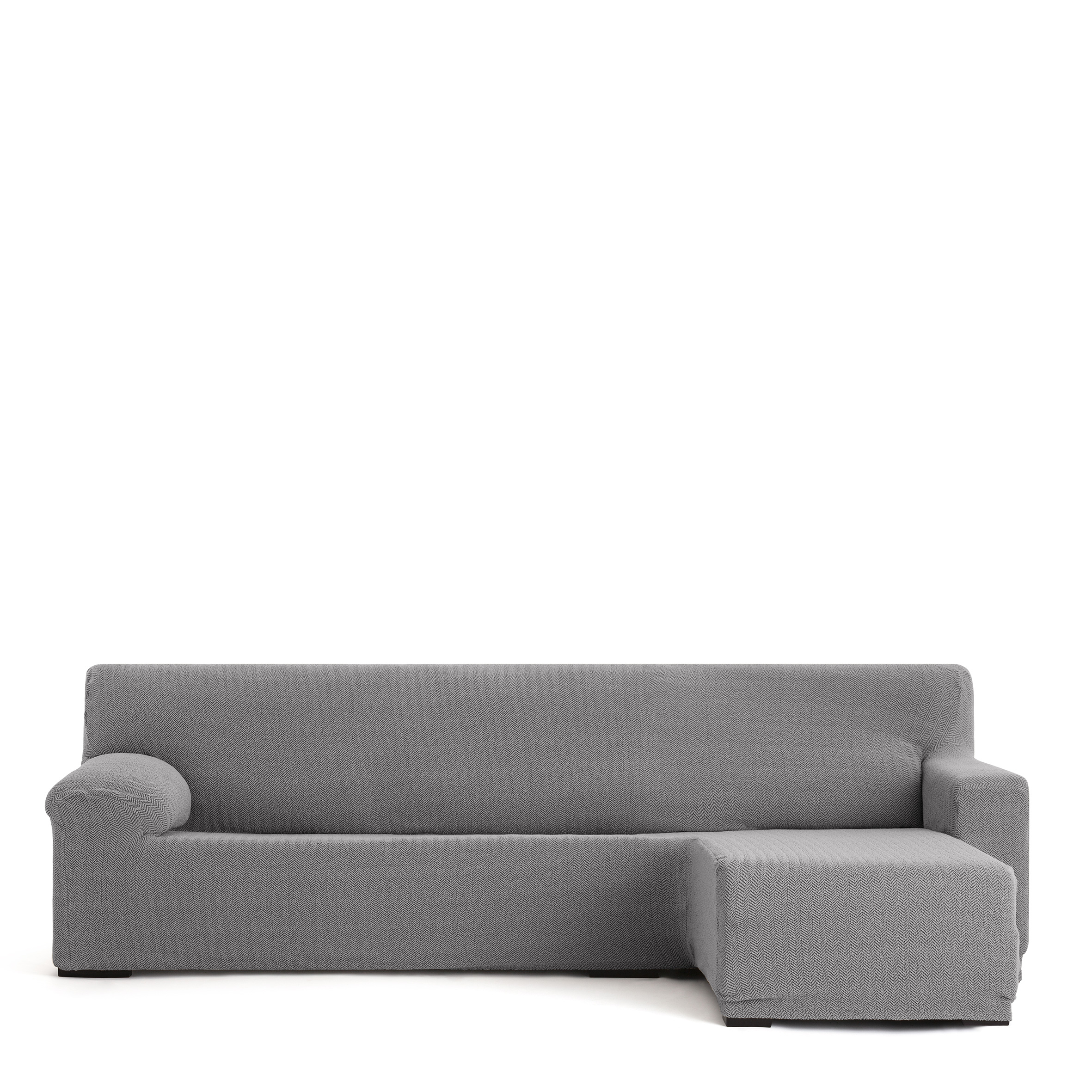 Funda de sofa m/0 ch. longue premium jaz derecha (Mirando de frente) c/6 brazo corto, Tamaño brazo corto derecha, 170x310x110cm, Fábricada en España