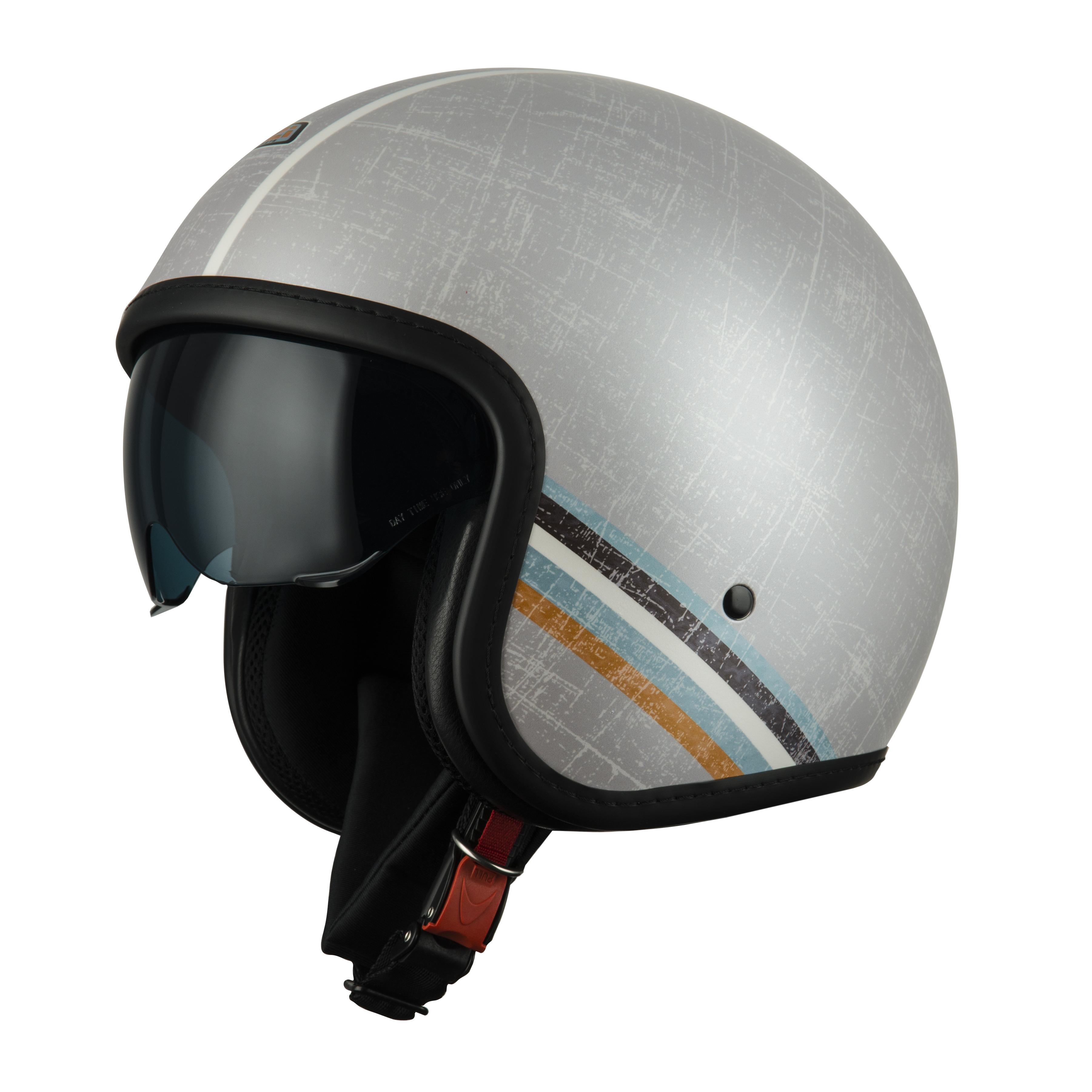 NZI Casco de Moto Jet Rolling 4 Sun Personalizado UNECE R.22.05 - Tallas XS-XXL