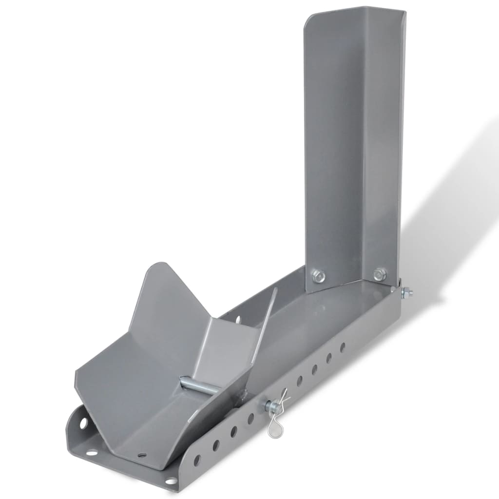 vidaXL Soporte para rueda de moto 10 agujeros