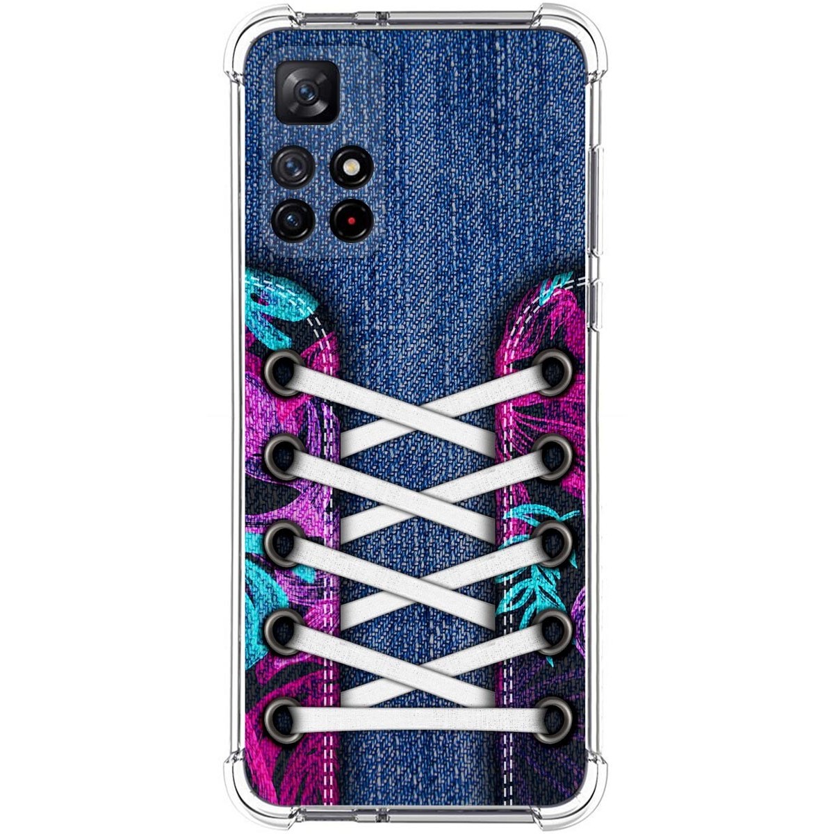 Funda Silicona Antigolpes para Xiaomi Redmi Note 11s 5G diseño Zapatillas 06 Dibujos