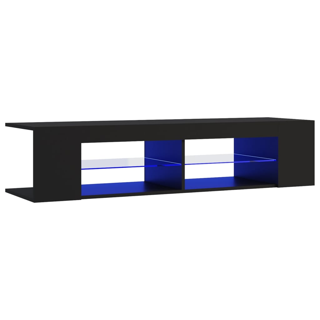 Mueble de TV con luces LED 135x39x30 cm, Mueble de Salon, Mueble TV, Mueble TV salon, Mesa de TV, Mueble tele