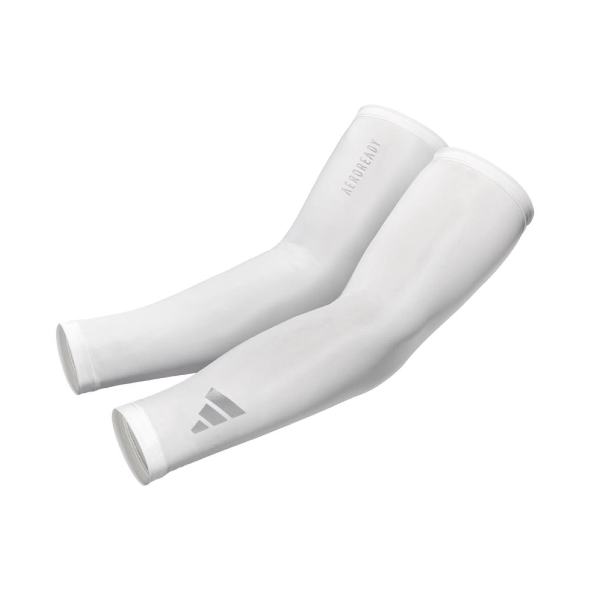 ADIDAS MANGA DE COMPRESIÓN AEROREADY REFLECTANTE BLANCO