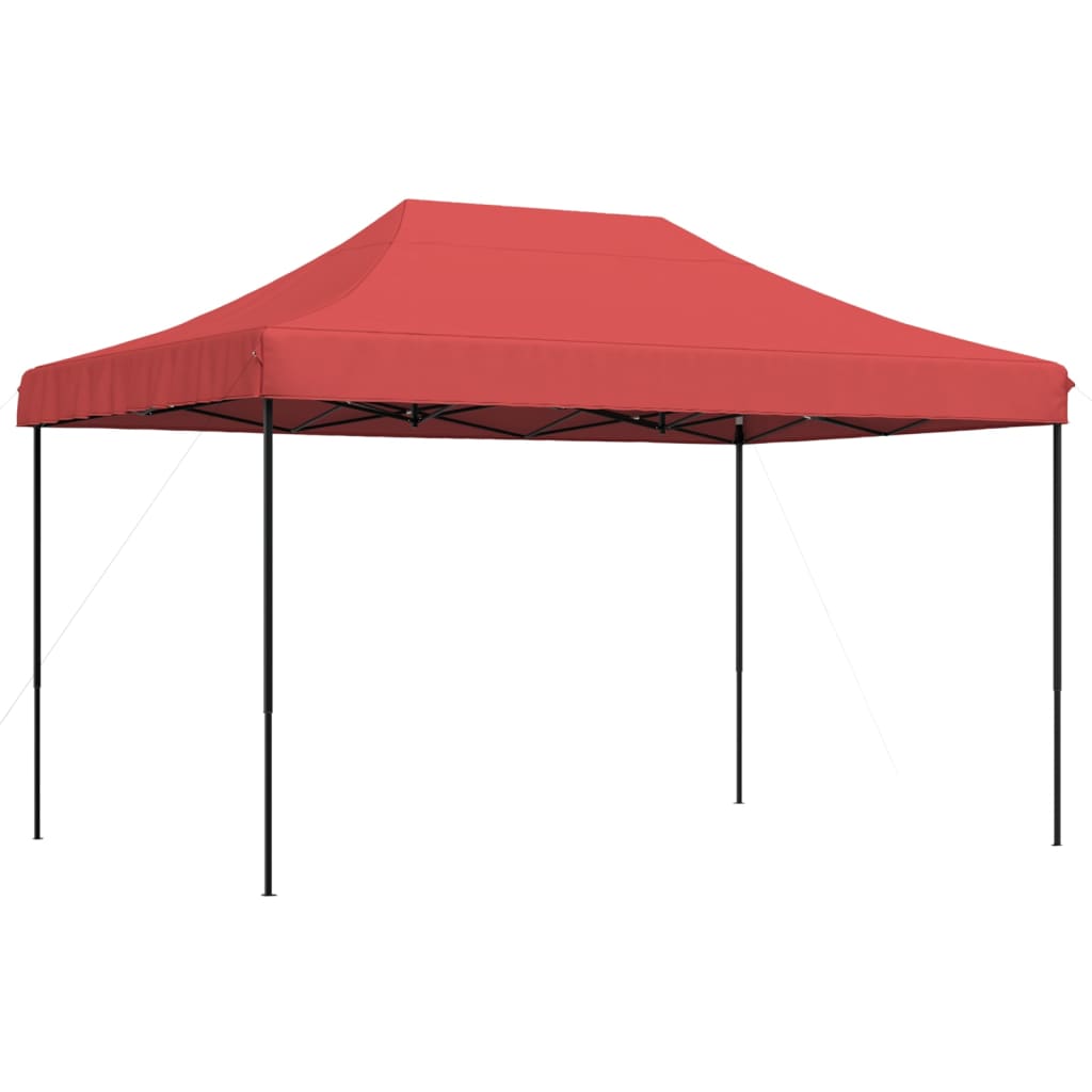vidaXL Carpa de Fiest Jardín Plegable Pop-up Acero Tela 3x4,5 m Cenador Color Antracita,  Burdeos,  Marrón y mas