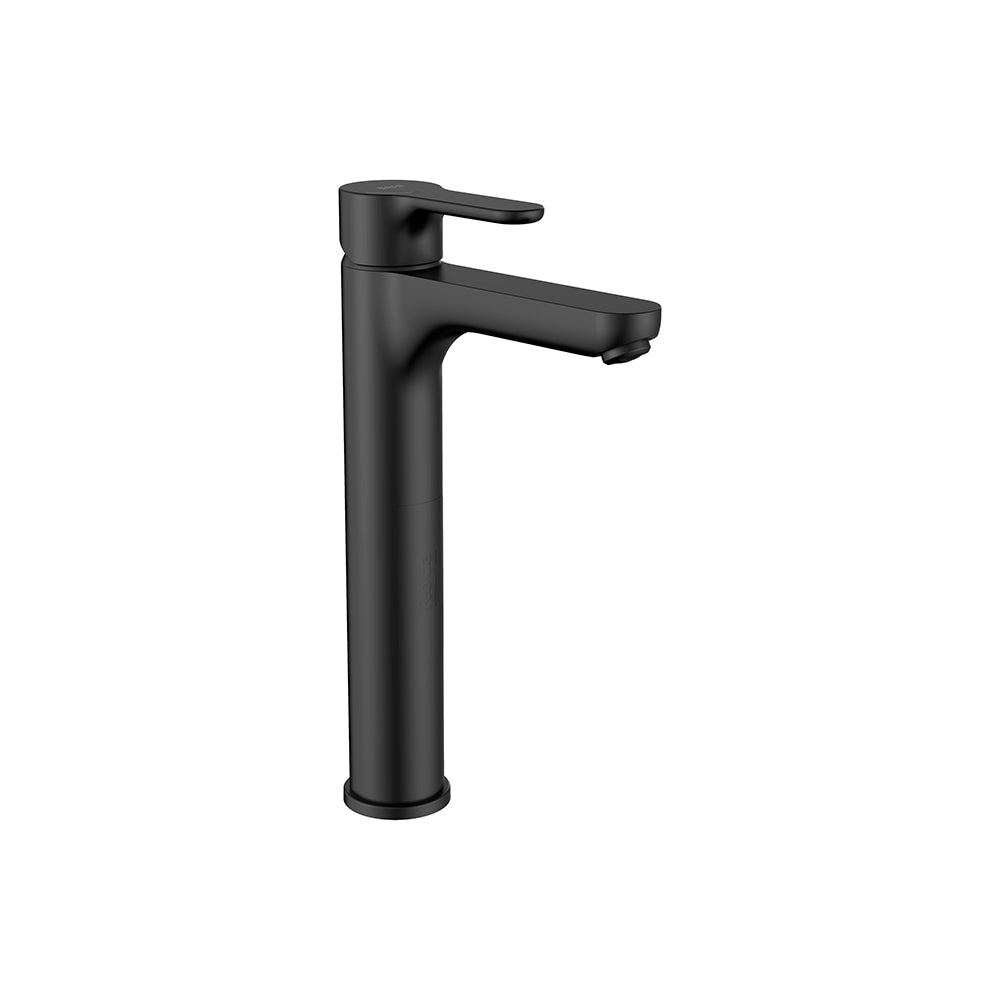 ROCA A5A3H09NB0 L20 Grifo Monomando Lavabo Caño Alto Negro Mate - ref: A5A3H09NB0