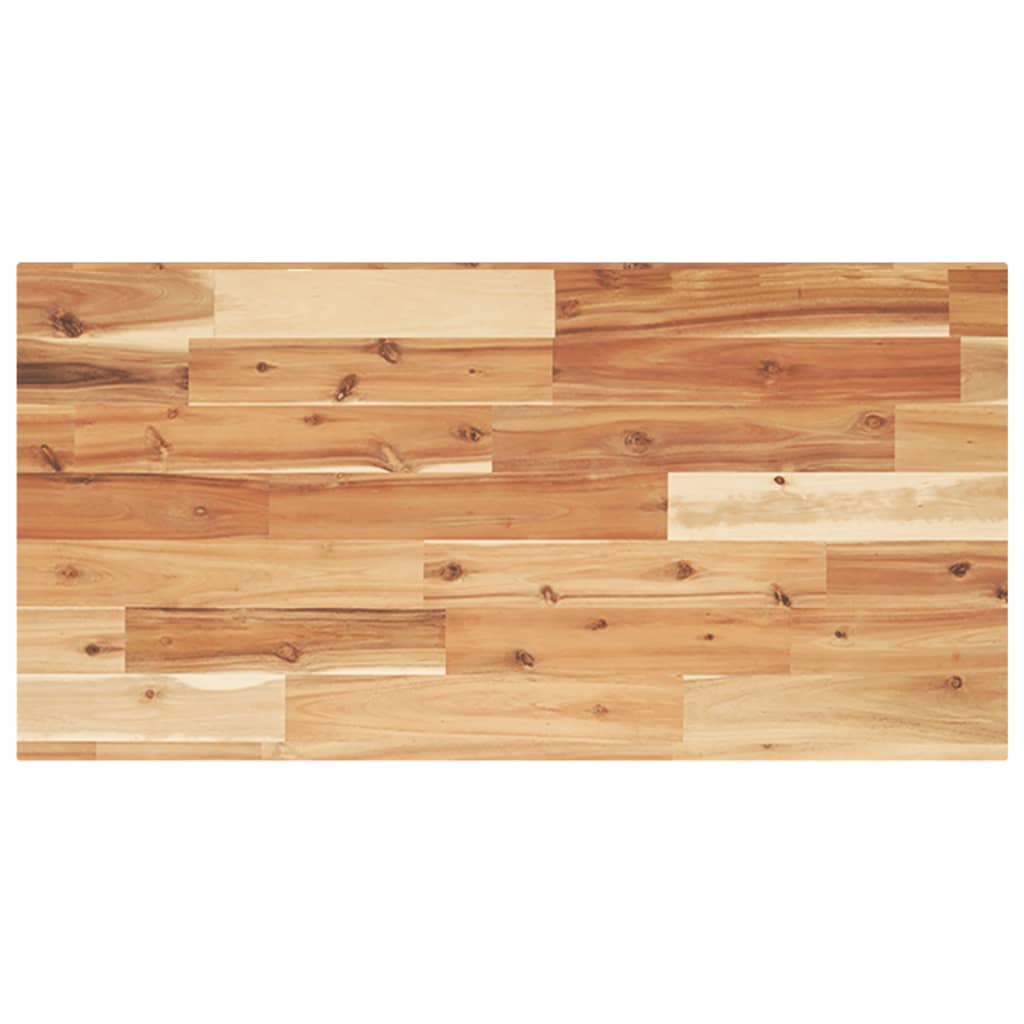 Estante Flotante Madera Maciza Vidaxl 100x40x2 Cm Sin Tratar - Marrón Oscuro