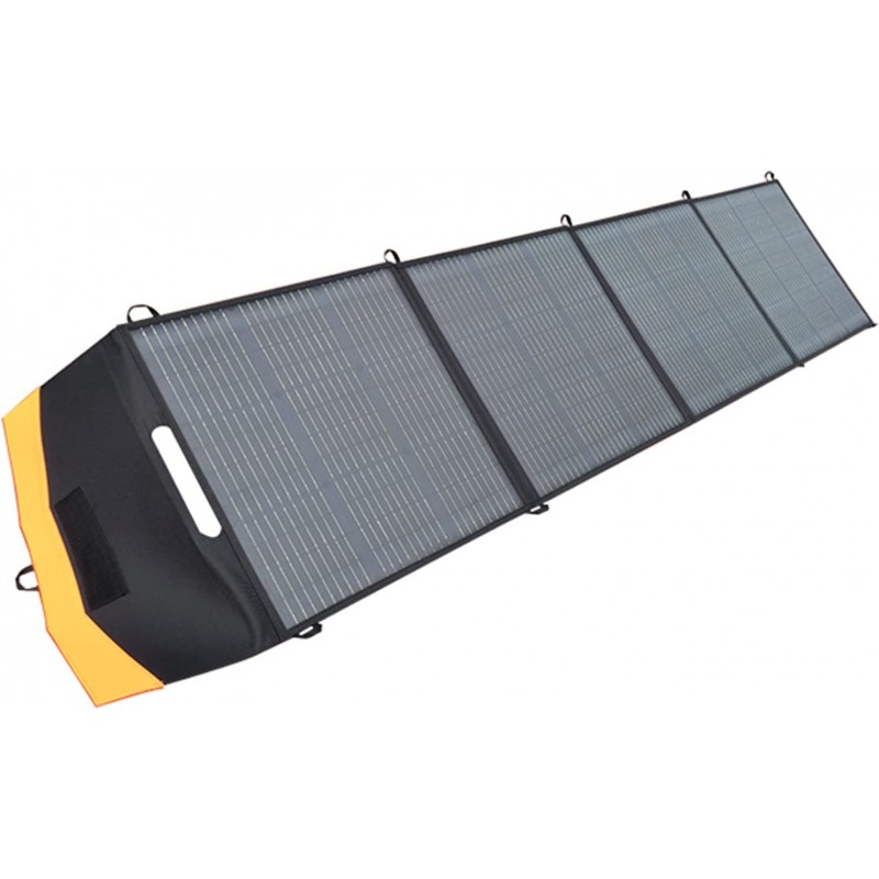 TIENDA EURASIA - Paneles Solares de Carga Portatil, MAX 200W, 55,5x55x5 cm (Plegado), 246x55x0,6 cm (Abierto)