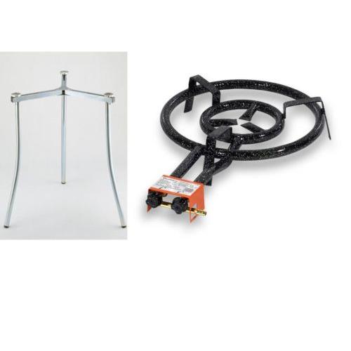 Lote paellero GARCIMA 400 + soporte 70009