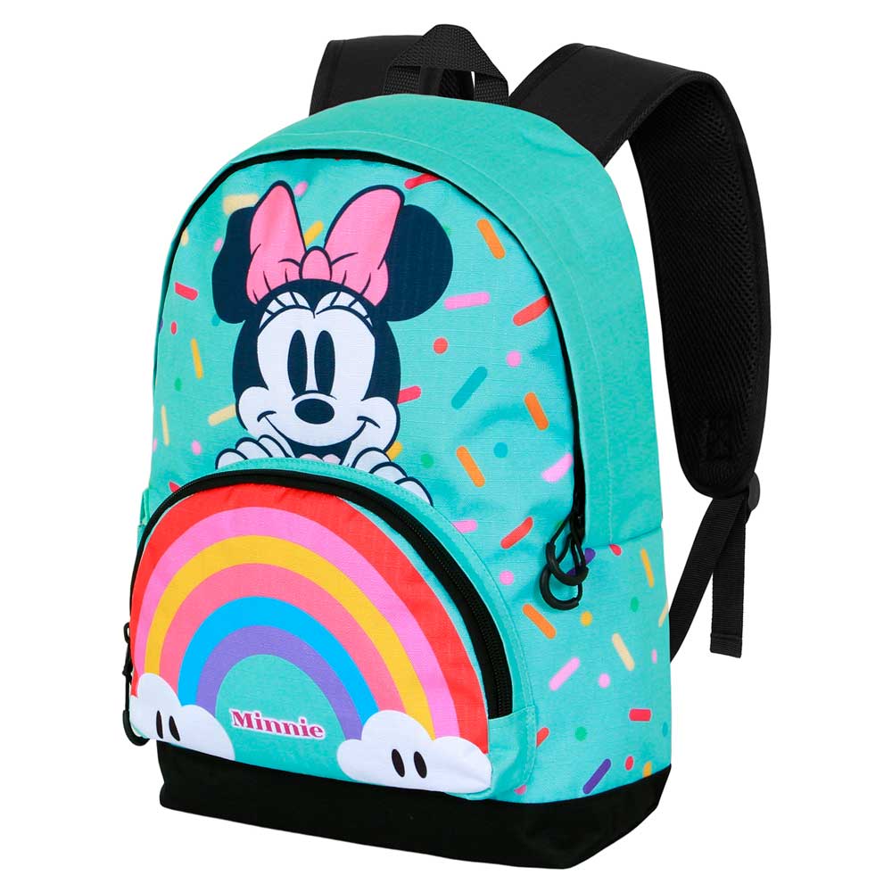 Disney Minnie Mouse Rainbow Mochila HS FAN 3.0, Turquesa
