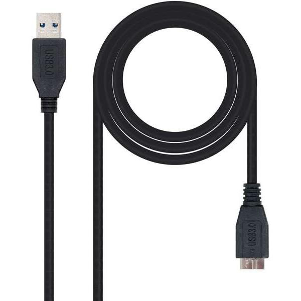 Nanocable cable usb-a 3.0 macho a micro-usb 3.0 macho 2m