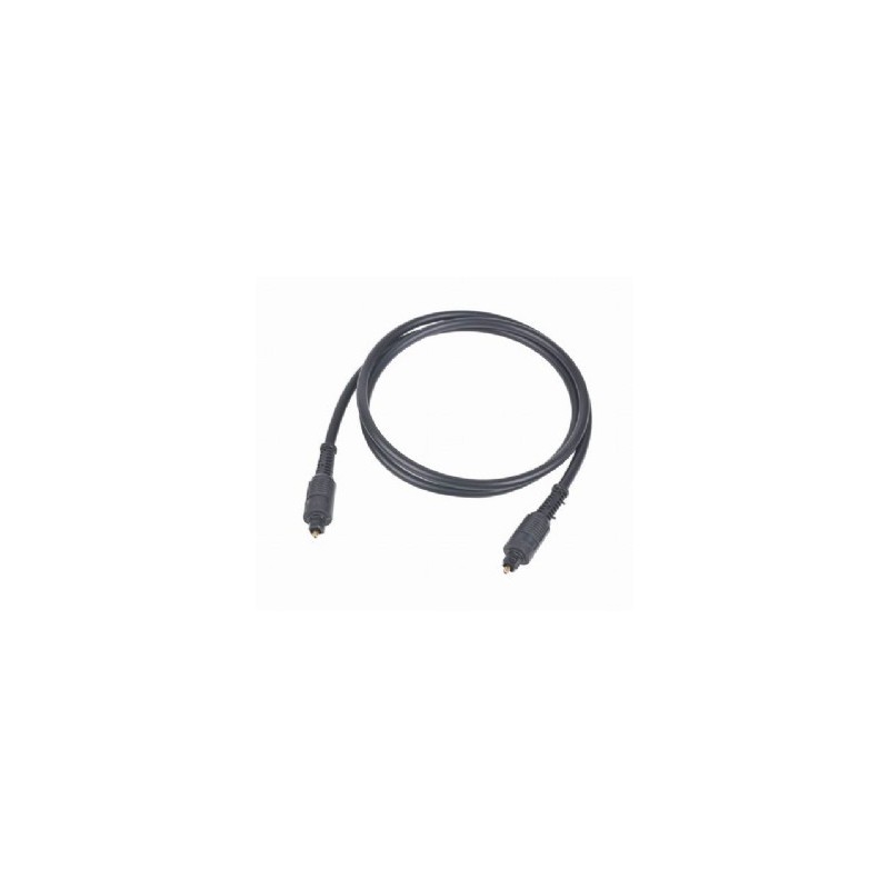 Gembird - Toslink, 1m cable de audio Negro CC-OPT-1M