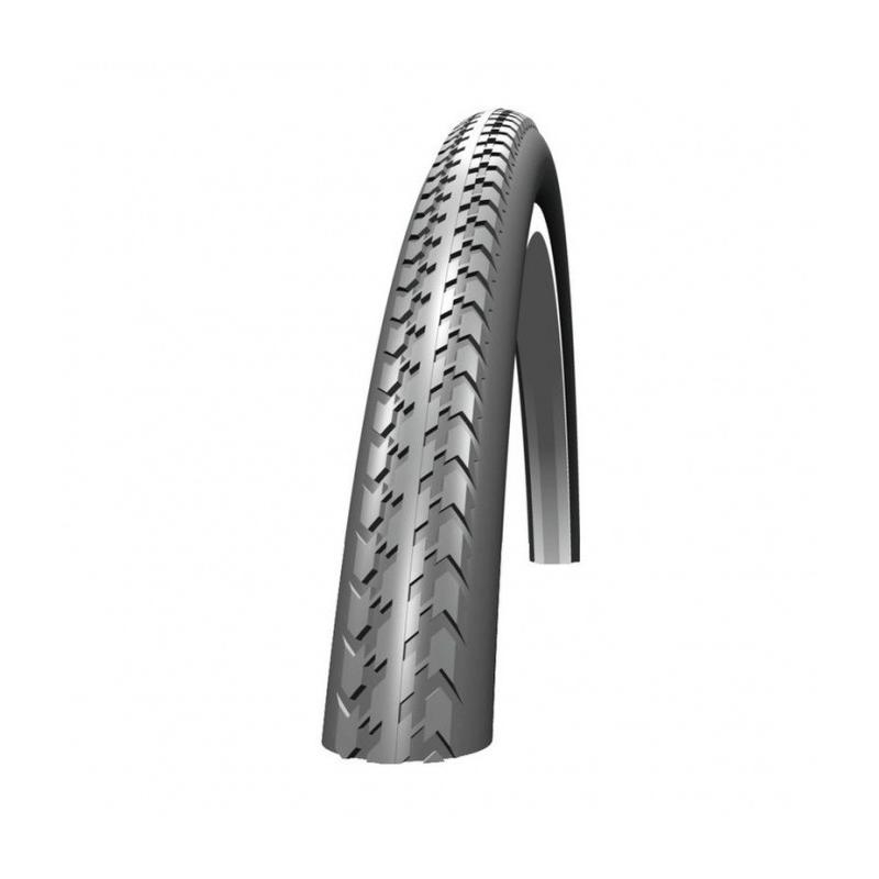Schwalbe - Cubierta para bicicleta 24x1 3/8 K-Guard HS127 Twinskin Rígida ideal para uso en carretera y ciudad, tecnología Twinskin con capa protectora K-Guard, color gris