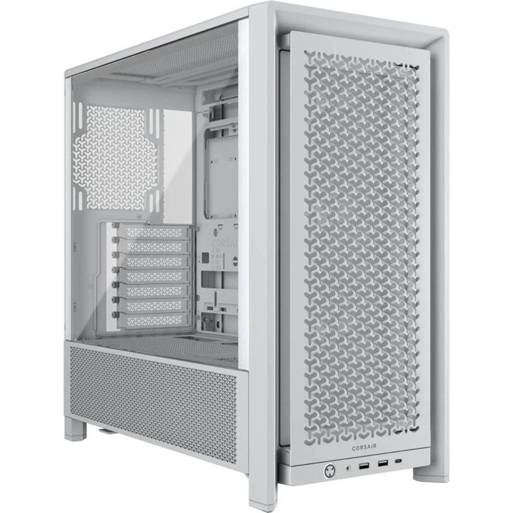 Corsair - Caja para discos duros PC CC-9011313-WW semitorre para entusiastas con cristal templado, flujo de aire 3D-Y y soporte GPU hasta 430 mm