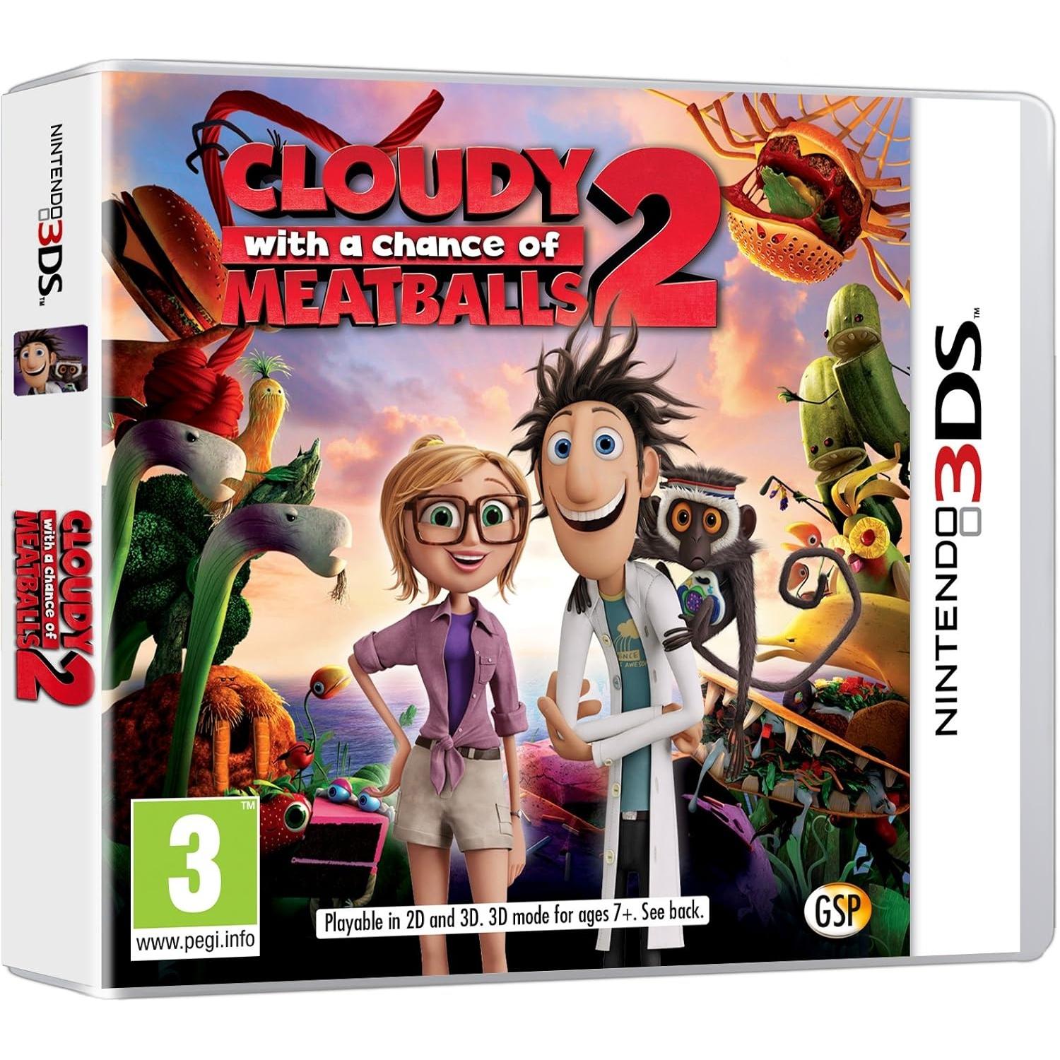 Cloudy with a Chance of Meatballs 2, Juego para Consola Nintendo 3DS