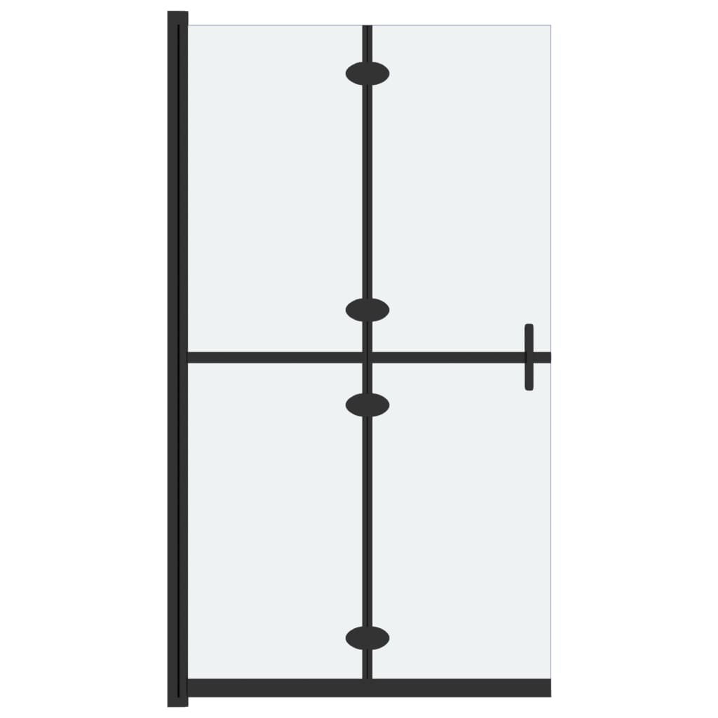 vidaXL Mampara de Ducha Plegable Vidrio ESG Esmerilado Cabina Baño Dimensiones 70 x 190 cm,  80 x 190 cm,  90 x 190 cm y mas