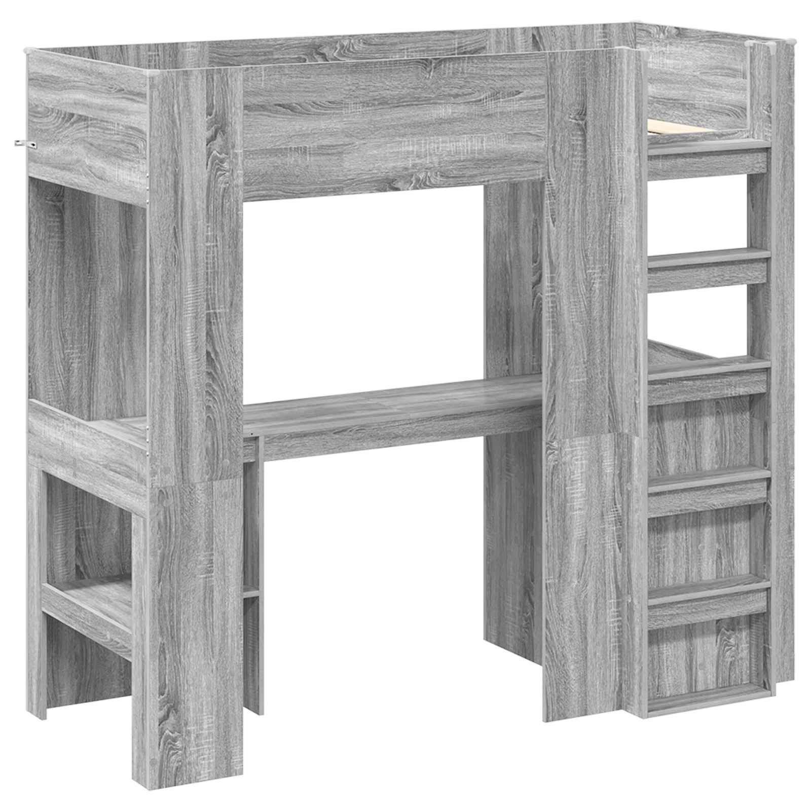 vidaXL Estructura de litera con escritorio 75 x 190 cm