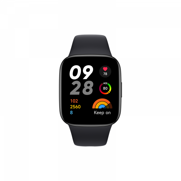 Xiaomi - Reloj inteligente Redmi Watch 3 Versión Global, 1,75" Pantalla táctil AMOLED, Monitorización durante todo el día de la frecuencia cardíaca, el sueño y el SpO2, Hasta 12 días de duración de la batería, GNSS multisistema integrado, 5 ATM