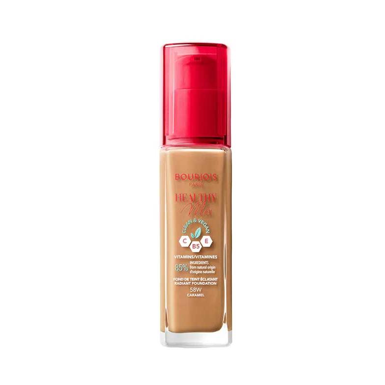 Base de maquillaje Healthy Mix Clean Foundation - 58W: Caramel