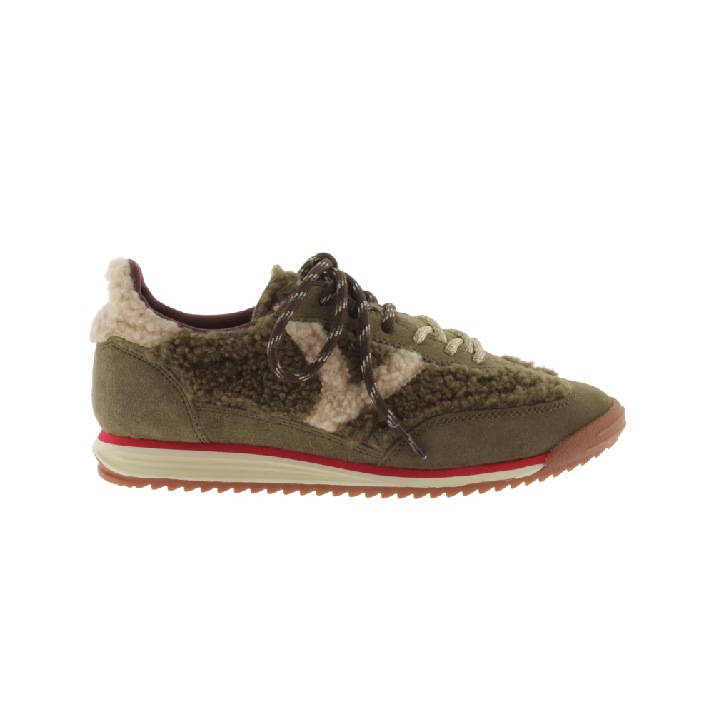 Victoria Saturno Zapatillas de borreguito con piezas de serraje y suela en sierra 1158120