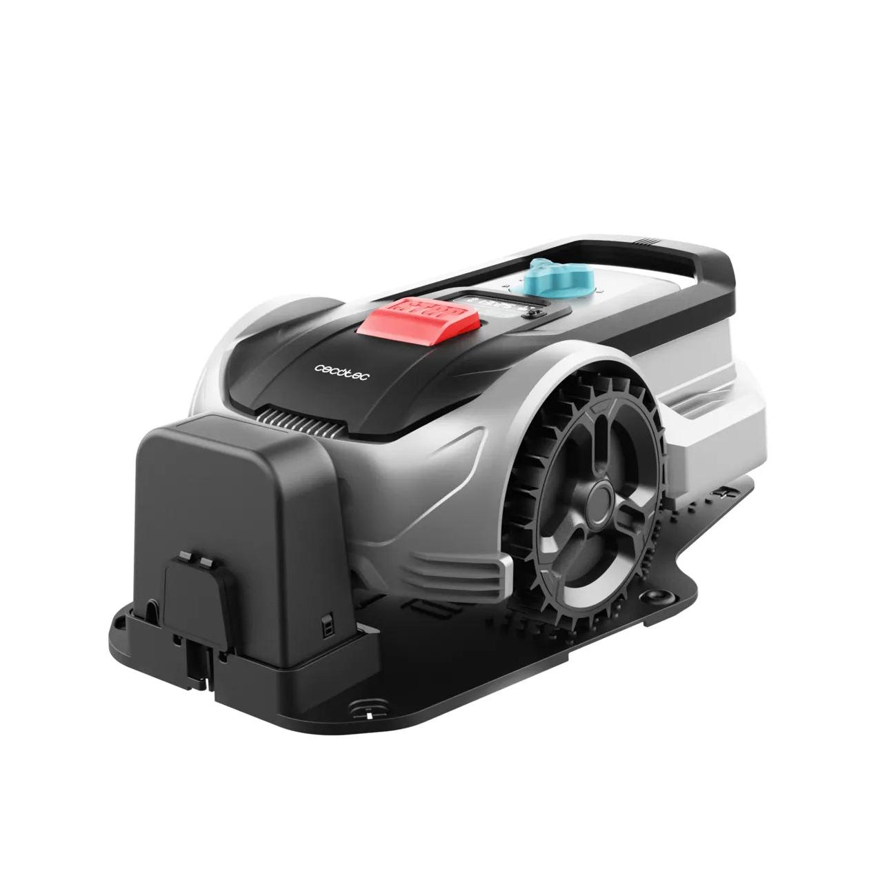CECOTEC 04477 Robot Cortacésped Inteligente para Jardines de Hasta 300 m² con Motor Silencioso