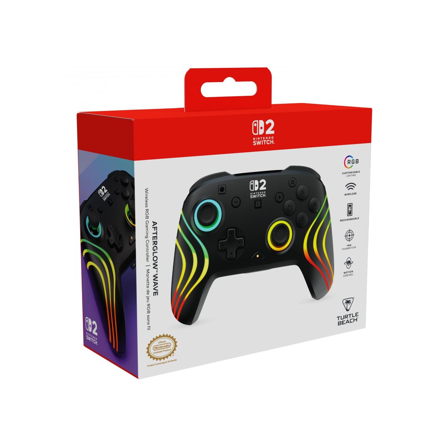 Afterglow Wave Wireless Controller Black - Version SWITCH 2