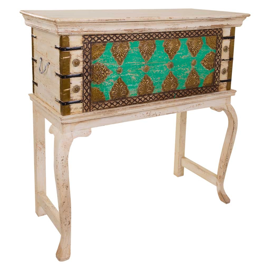 WANDERLUST DECO Baúl Multicolor 90x41x90h Cm - Amplio Espacio de Almacenamiento