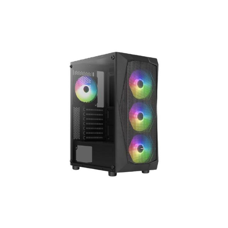 Caja semitorre atx falcon v2 argb black aerocool