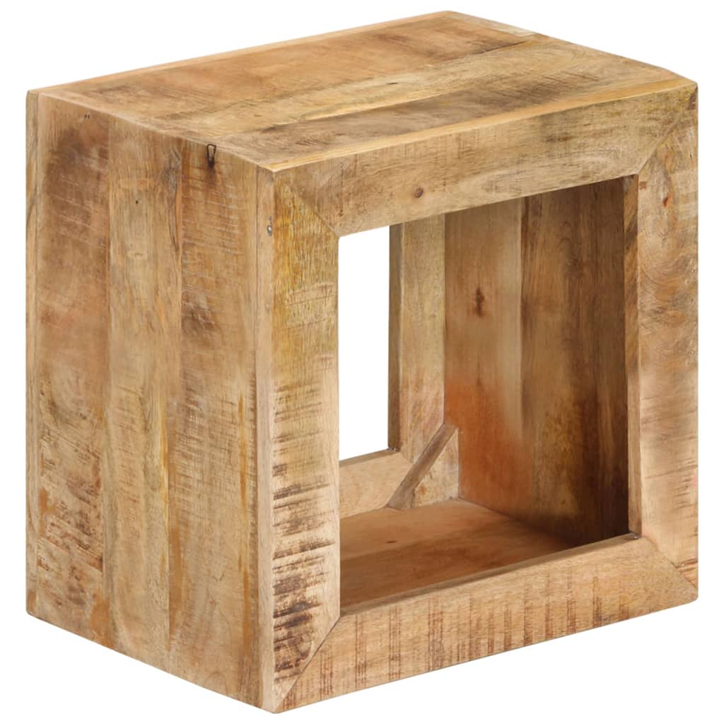 Vidaxl Taburete de Madera Maciza de Acacia/Mango/Reciclada 40x30x40 Cm