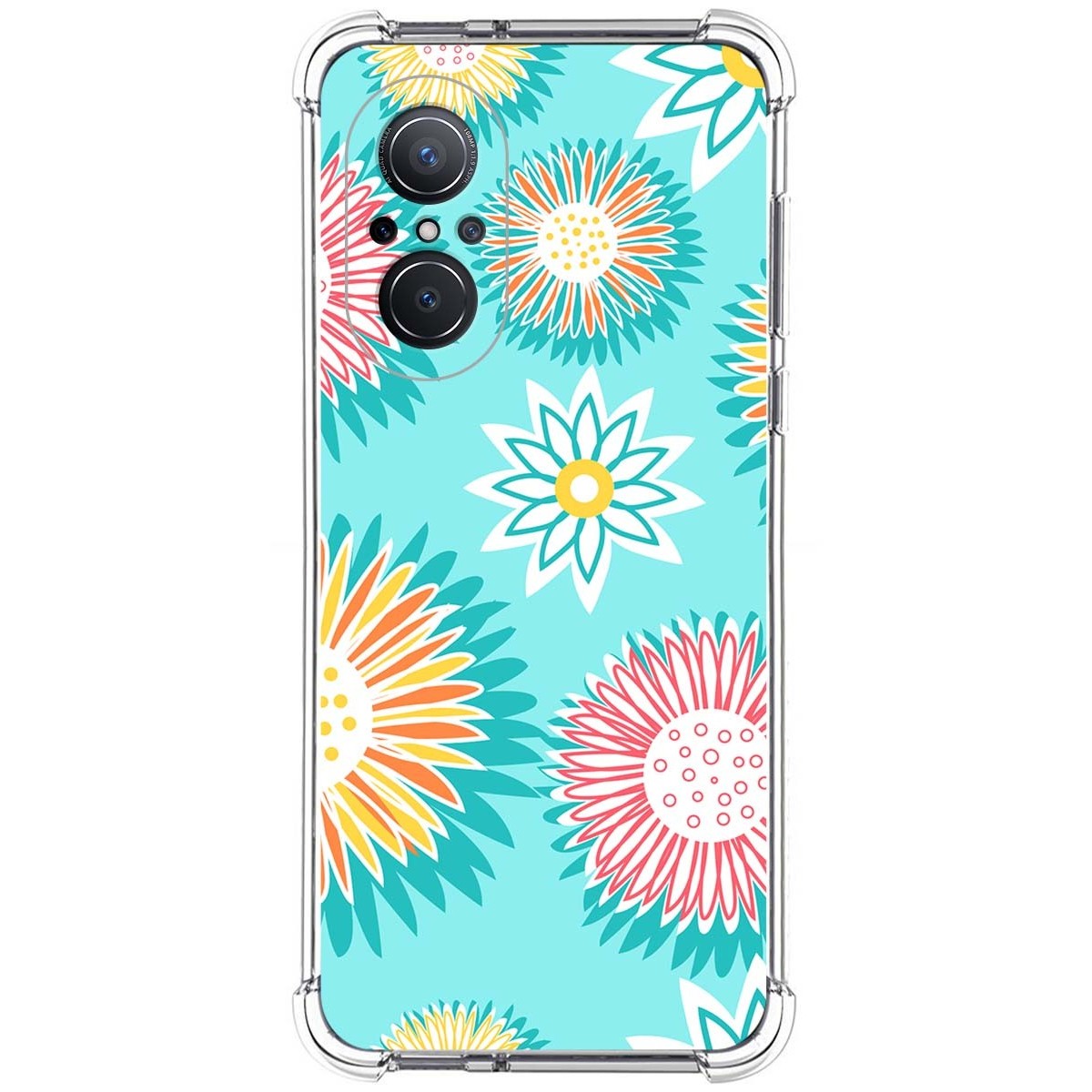 Funda Silicona Antigolpes para Huawei Nova 9 SE diseño Flores 05 Dibujos