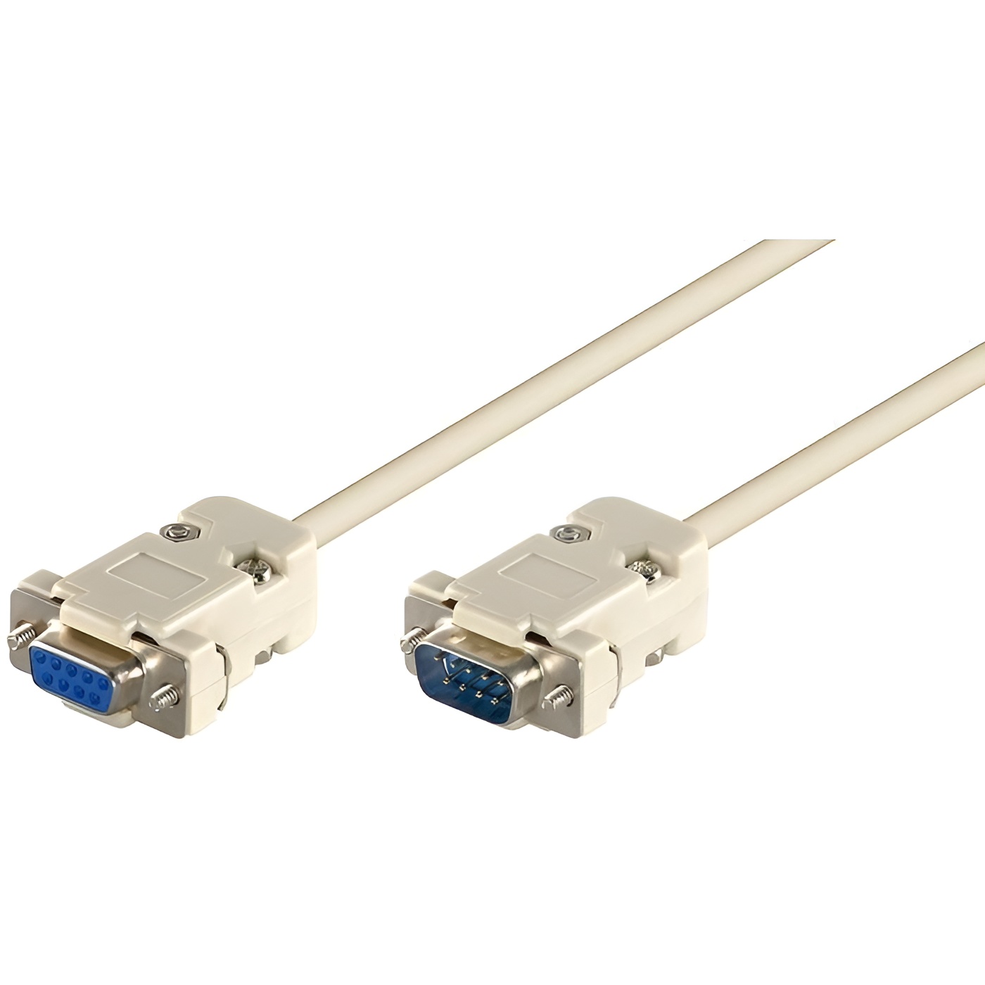 Microconnect Cable Serie RS232 Macho-hembra 15m - Conexión D-SUB/RS232 - Blindado