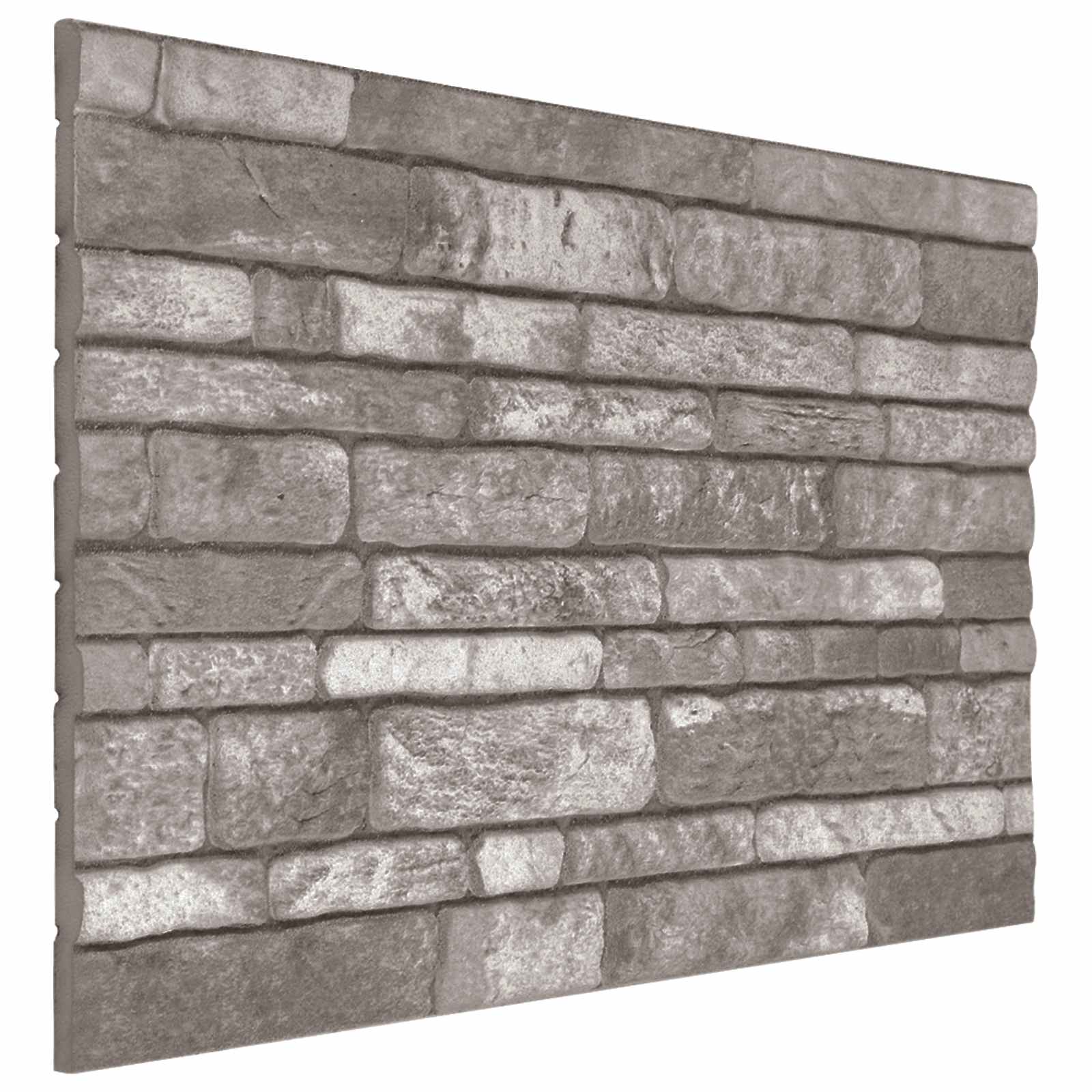 vidaXL Paneles de pared 10 pcs 100 x 50 cm Espuma EPS Multicolor