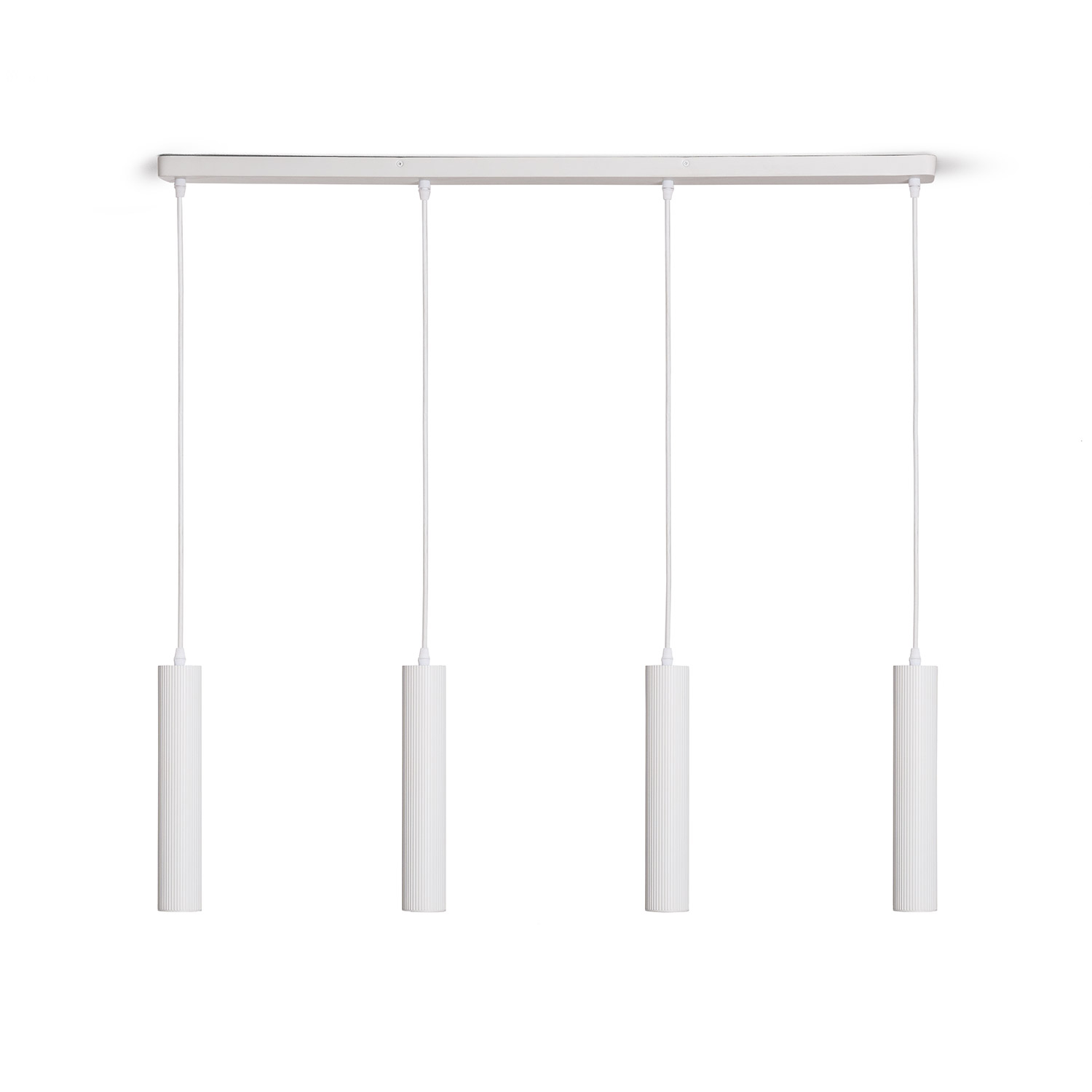 Ledkia Lámpara Colgante Aluminio Aritz 4 Focos Blanco